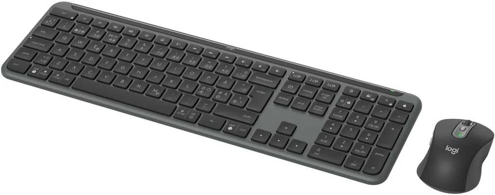 LOGITECH Signature Slim Belaidė klaviatūra ir pelė Combo MK950 - GRAPHITE - PAN - 2.4GHZ/BT - NORDIC-613
