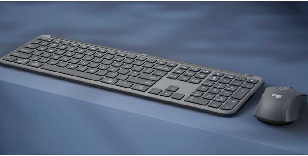 Klaviatūra Logitech SGN SLIM COMBO MK950 VERSLAS - GRAFITO - FRA - CENTRAL-419