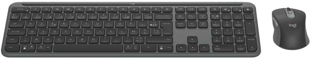 Klaviatūra Logitech SGN SLIM COMBO MK950 VERSLAS - GRAFITO - FRA - CENTRAL-419