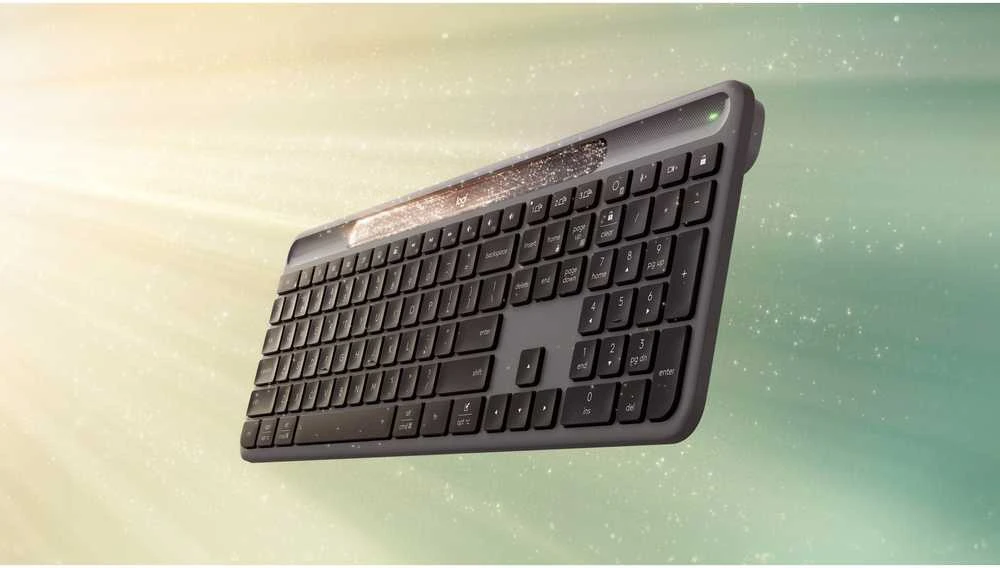 Klaviatūra - Logitech Signature Slim Solar+ K980 Belaidė klaviatūra, Multi-device, Juodas