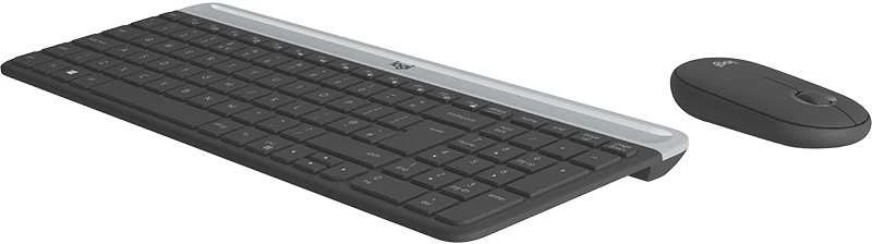 Logitech SLIM belaidė.Klaviatūra-Pelė COMBO - MK470 GRAPHITE ESP MEDITER