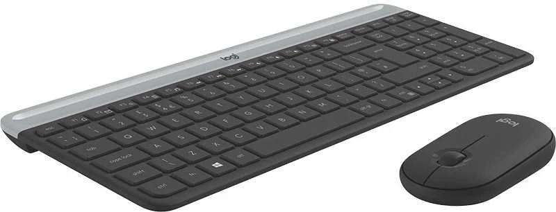 Logitech SLIM belaidė.Klaviatūra-Pelė COMBO - MK470 GRAPHITE ESP MEDITER