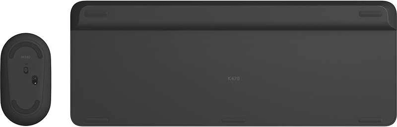 Logitech SLIM belaidė.Klaviatūra-Pelė COMBO - MK470 GRAPHITE ESP MEDITER