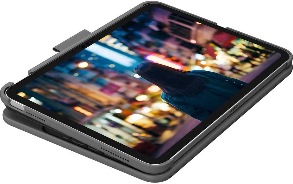 Logitech Slim Folio klaviatūros dėklas iPad, Pilkos spalvos