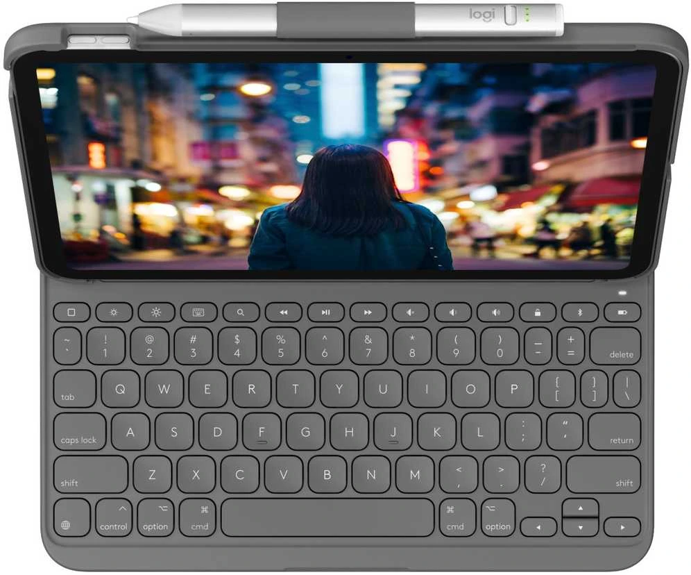 Logitech SLIM FOLIO FOR IPAD (10TH GEN) - Pilkas - CH - CENTRAL