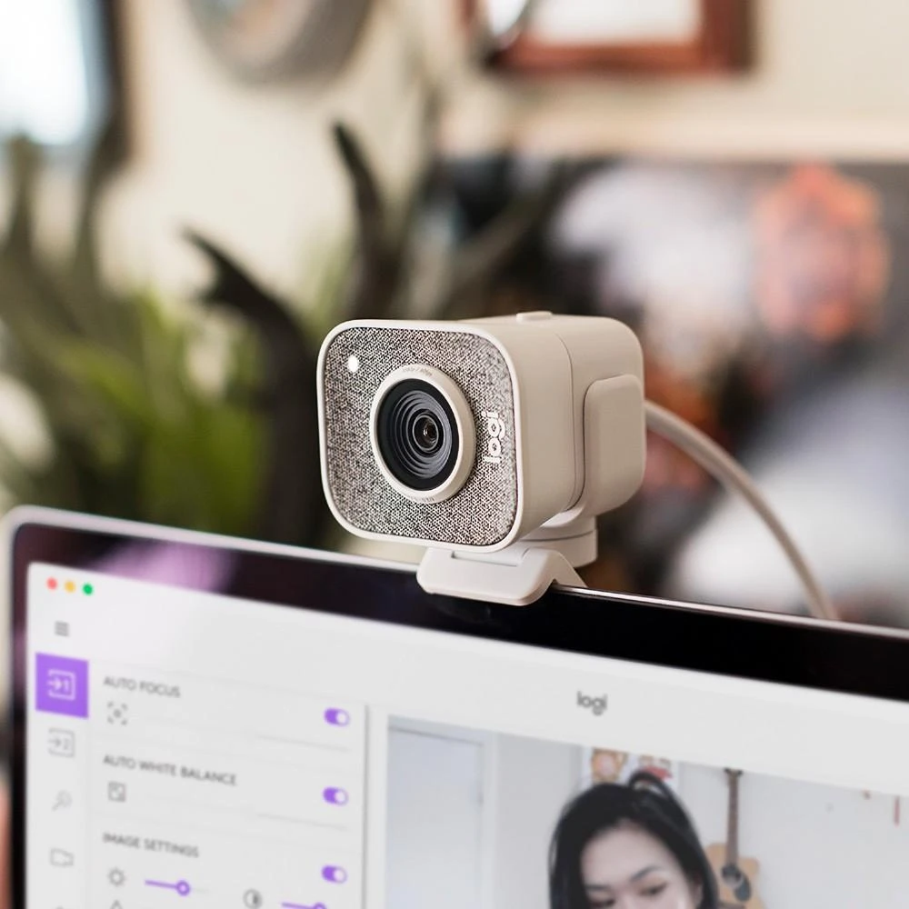 Internetinė kamera Logitech StreamCam, Baltos spalvos