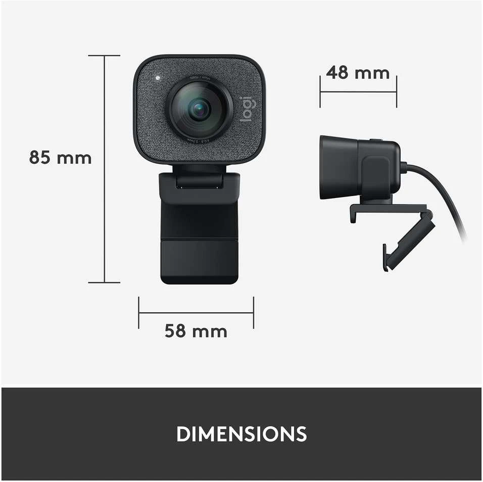 Internetinė kamera Logitech StreamCam FHD 1920 x 1080 pikseliai USB 3.2 Gen 1 (3.1 Gen 1) Juoda