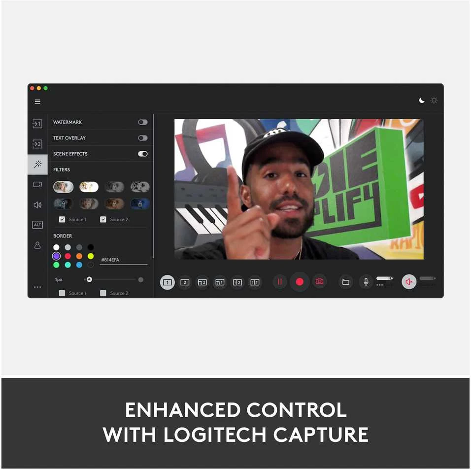 Internetinė kamera Logitech StreamCam FHD 1920 x 1080 pikseliai USB 3.2 Gen 1 (3.1 Gen 1) Juoda