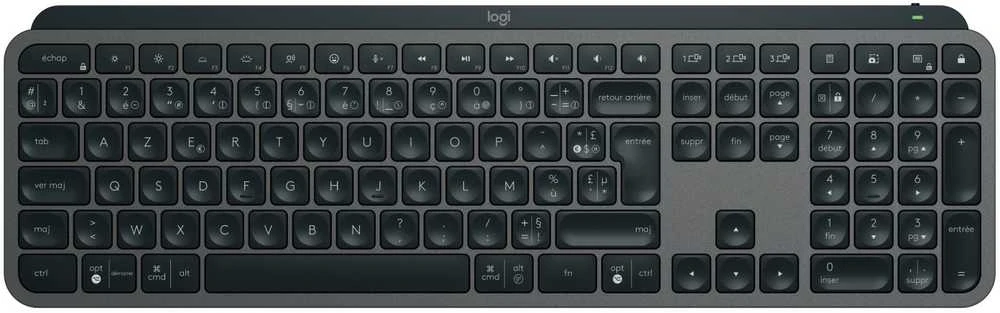 Klaviatūra Logitech MX KEYS COMBO verslui GEN/2 - GRAPHITE - FRA - CENTRAL