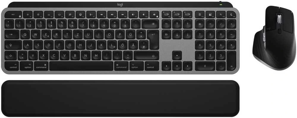Klaviatūra Įrenginys - „Logitech Master Series MX Keys S Combo“ (MX Keys S, MX Master 3S, „Mac“ išdėstymas, 8K DPI)