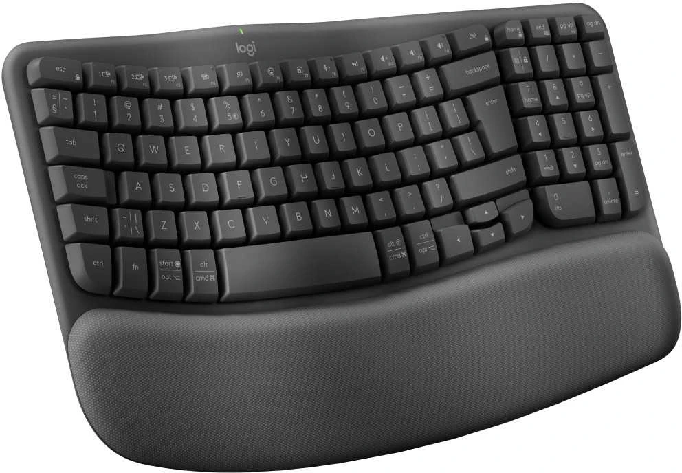 Klaviatūra Logitech WAVE KEYS verslui GRAPHITE - US INTL 2.4GHZ/BTN/A-973 - B2B