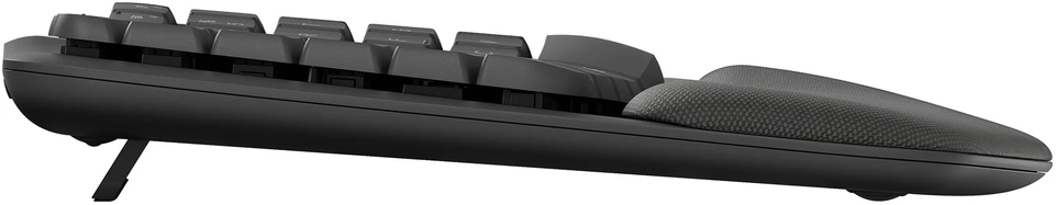 Klaviatūra Logitech WAVE KEYSERGONOMIC KB GRAPHITE - CZE-SKY 2.4GHZ/BT INTNL-973 UNIV