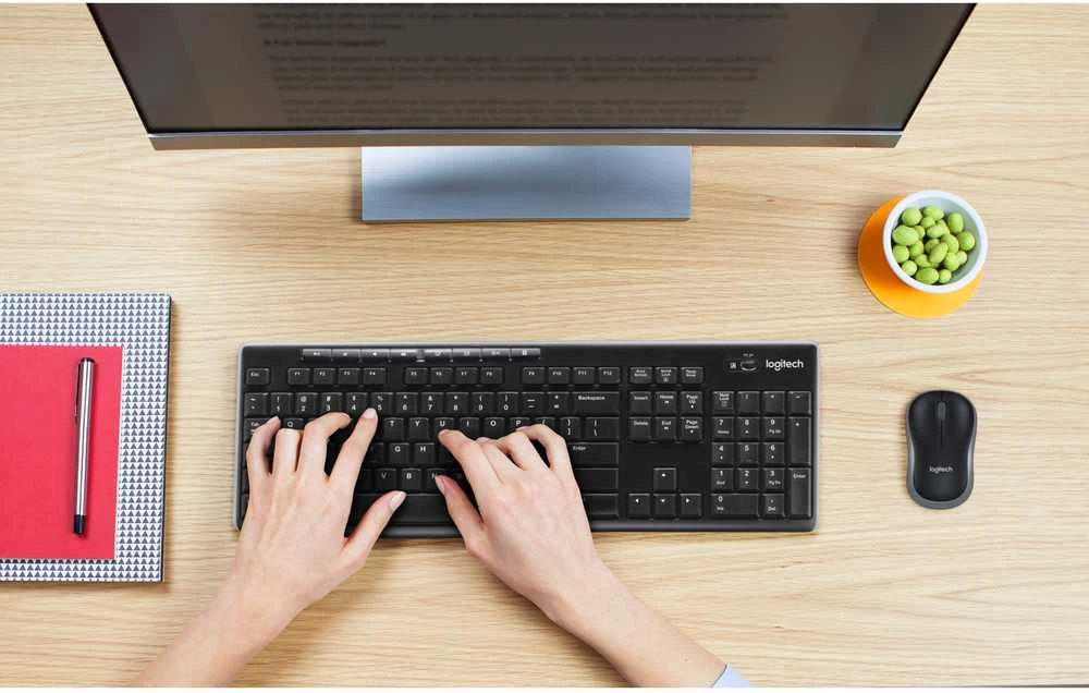 Klaviatūra Logitech WIRELESS COMBO MK270/BELGIAN LAYOUT