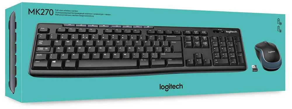 Klaviatūra Logitech WIRELESS COMBO MK270/BELGIAN LAYOUT