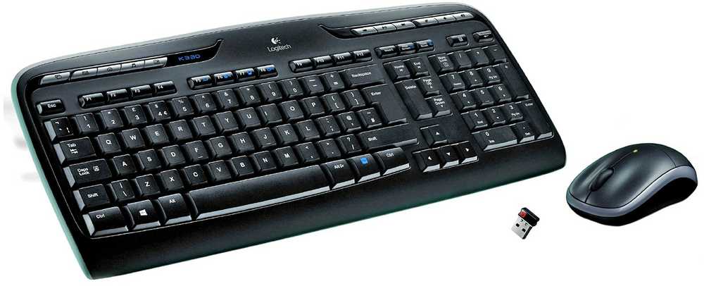 Klaviatūra „Logitech MK330 Wireless Desktop Combo Combo“ ispaniškas išdėstymas