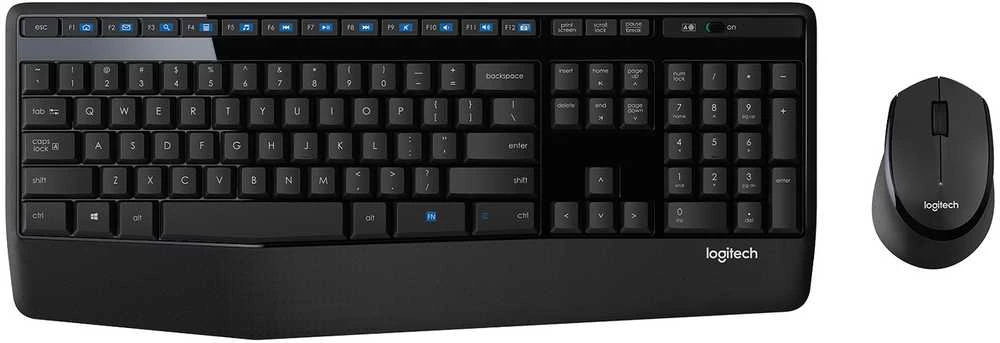 Belaidis klaviatūros ir pelės rinkinys Logitech MK345 Comfort, Čekų išdėstymas