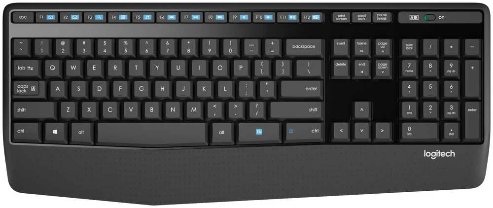 Belaidis klaviatūros ir pelės rinkinys Logitech MK345 Comfort, Čekų išdėstymas