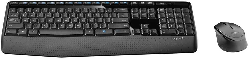 Belaidis klaviatūros ir pelės rinkinys Logitech MK345 Comfort, Čekų išdėstymas