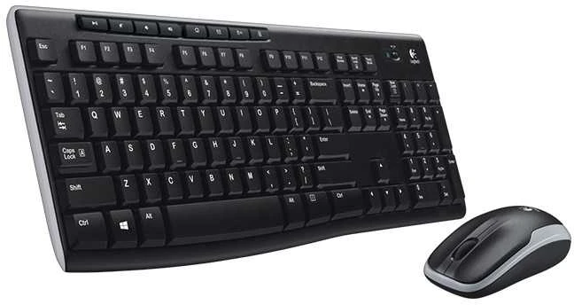 Klaviatūra ir pelė Kit Logitech WIRELESS DESKTOP MK270