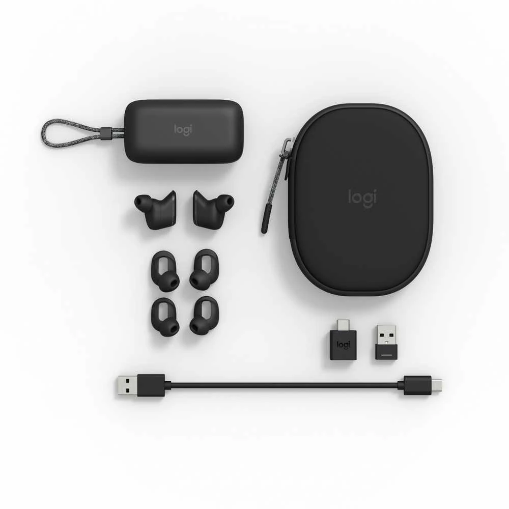 Logitech Logi Zone True Belaidės Ausinės, Juodos