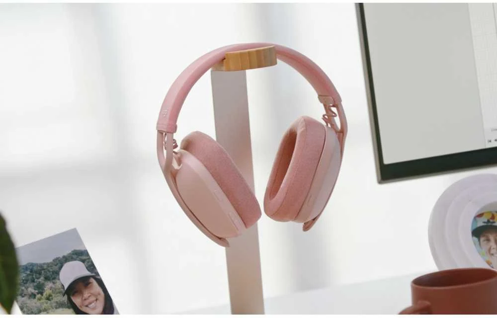 Belaidės ausinės Logitech ZONE VIBE 100, rožinė