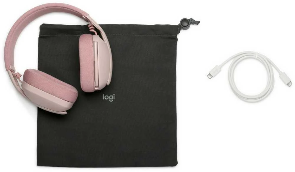 Belaidės ausinės Logitech ZONE VIBE 100, rožinė