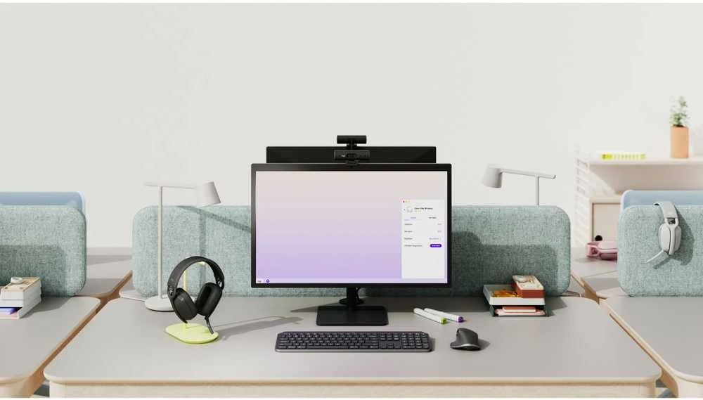 Belaidės Ausinės Logitech Zone Vibe Belaidės Bluetooth, pilkos spalvos