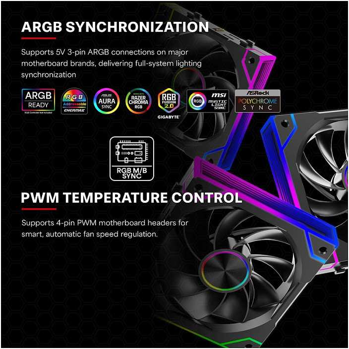 Wentylator Xilence Performance A+ REVERSE XPF360R.ARGB (XF073)