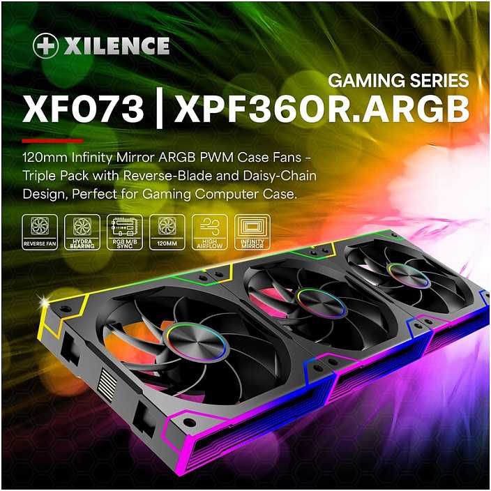 Wentylator Xilence Performance A+ REVERSE XPF360R.ARGB (XF073)