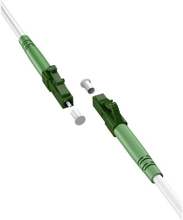 „Goobay“ šviesolaidinis kabelis (FTTH), vienmodis (OS2) baltas, baltas (paprastas), 30 m – laido ilgis 30 m
