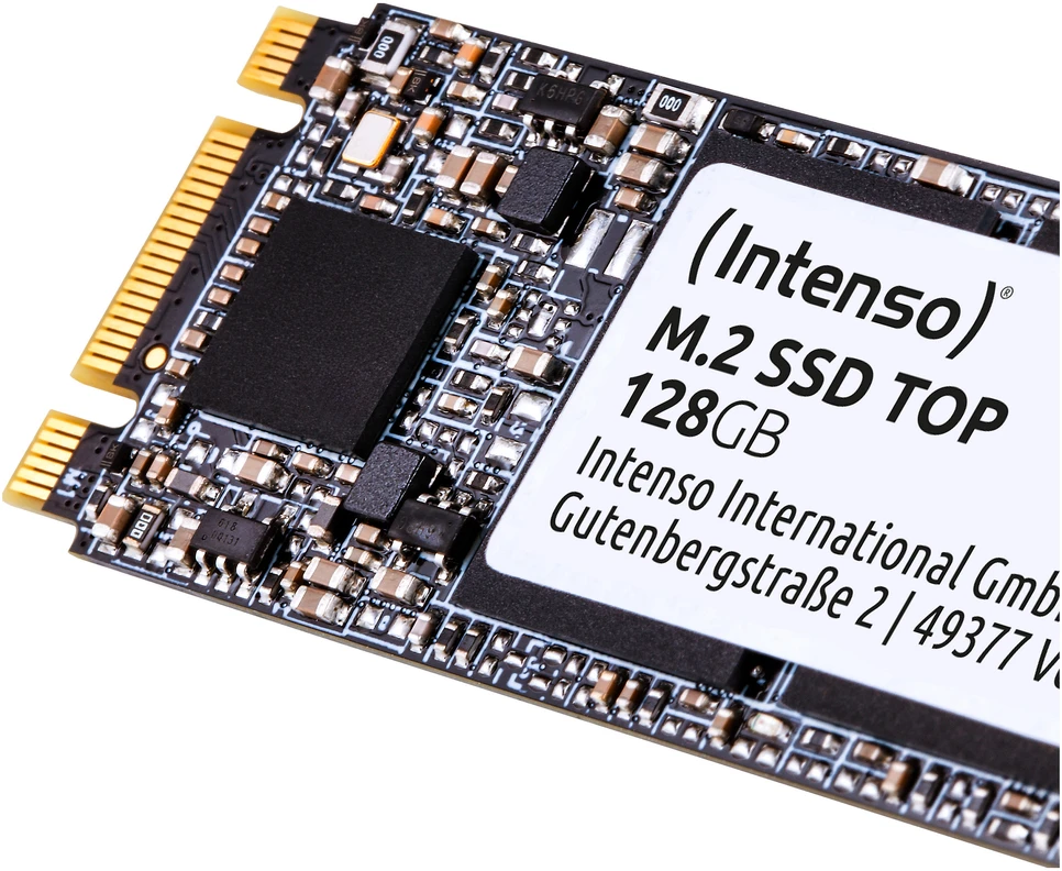 Intenso SSD SATA III Top 128 GB, SSD sąsaja SATA, Rašymo greitis 500 MB/s, Skaitymo greitis 520 MB/s