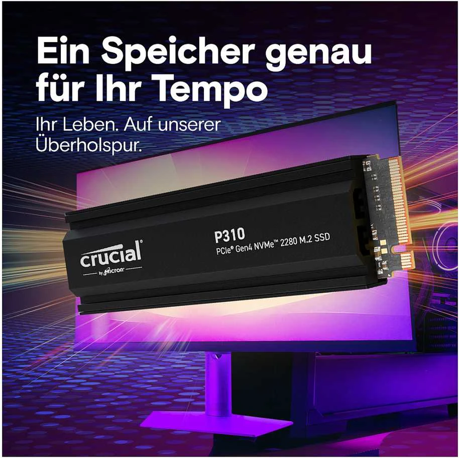„Crucial P310 M.2 PCIe 4.0 NVMe 1 TB“ aušintuvas