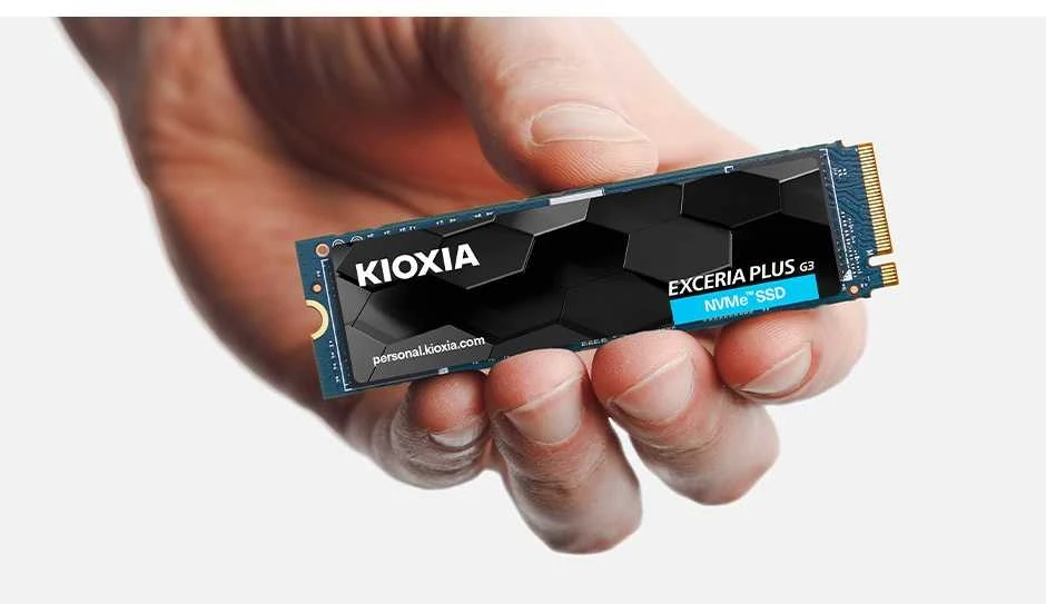 M.2 SSD - Kioxia Exceria Plus G3 1 TB PCIe 4.0 5000 MB/s Skaitymas 3900 MB/s Rašymas