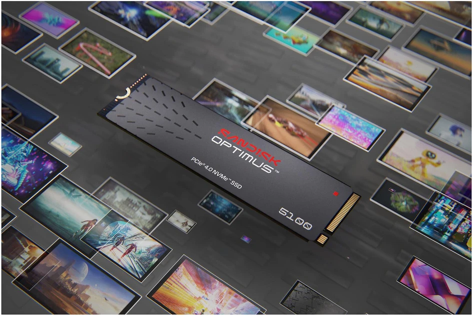 Kietasis diskas SanDisk Optimus 5100 1TB M.2 PCIe 4.0 NVMe