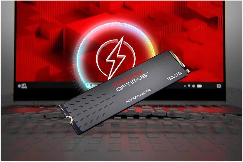 Kietasis diskas SanDisk Optimus 5100 1TB M.2 PCIe 4.0 NVMe
