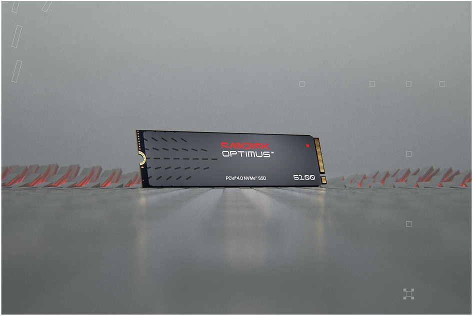 Kietasis diskas SanDisk Optimus 5100 1TB M.2 PCIe 4.0 NVMe