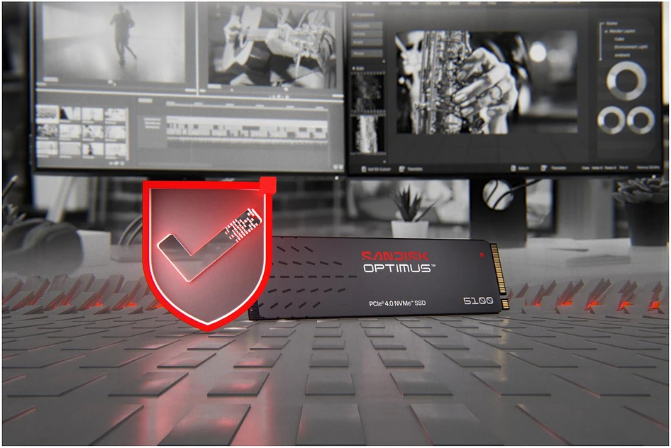 Kietasis diskas SanDisk Optimus 5100 1TB M.2 PCIe 4.0 NVMe