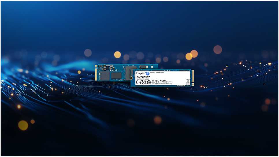 Kingston Technology 240G DC2000B PCIe 4.0 M.2 2280 Enterprise SSD (be radiatoriaus), 240 GB, M.2, 4500 MB/s