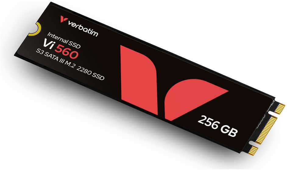 Verbatim Vi560 S3 SSD 256GB M.2 SATA 6Gb/s – vidinis kietojo kūno modulis