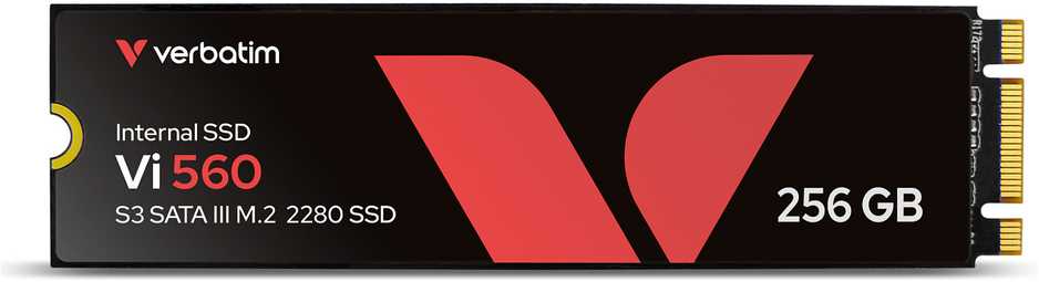 Verbatim Vi560 S3 SSD 256GB M.2 SATA 6Gb/s – vidinis kietojo kūno modulis