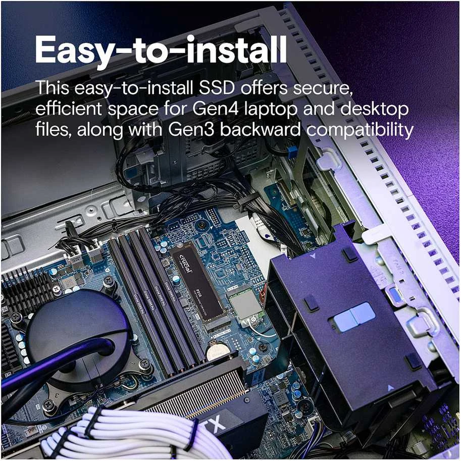 Crucial Labai svarbus P310 2TB PCIe Gen4 NVMe M.2 SSD