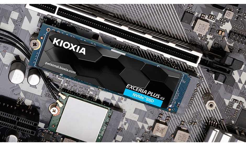 M.2 SSD - Kioxia Exceria Plus G3 2TB PCIe 4.0 5000MB/s Skaitymas 3900MB/s Rašymas