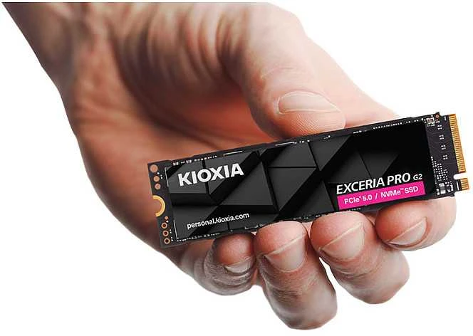 „Kioxia Exceria PRO G2“ 2 TB M.2 PCI Express 5.0 NVMe BiCS FLASH TLC