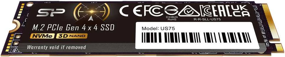 SILICON POWER COMPUTER & COMMUNICAT SILICON POWER SSD US75 2TB M.2 PCIe NVMe Gen4x4 NVMe 1.4 7000/6500MB/s