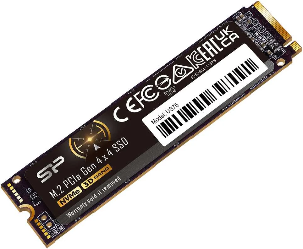 SILICON POWER COMPUTER & COMMUNICAT SILICON POWER SSD US75 2TB M.2 PCIe NVMe Gen4x4 NVMe 1.4 7000/6500MB/s