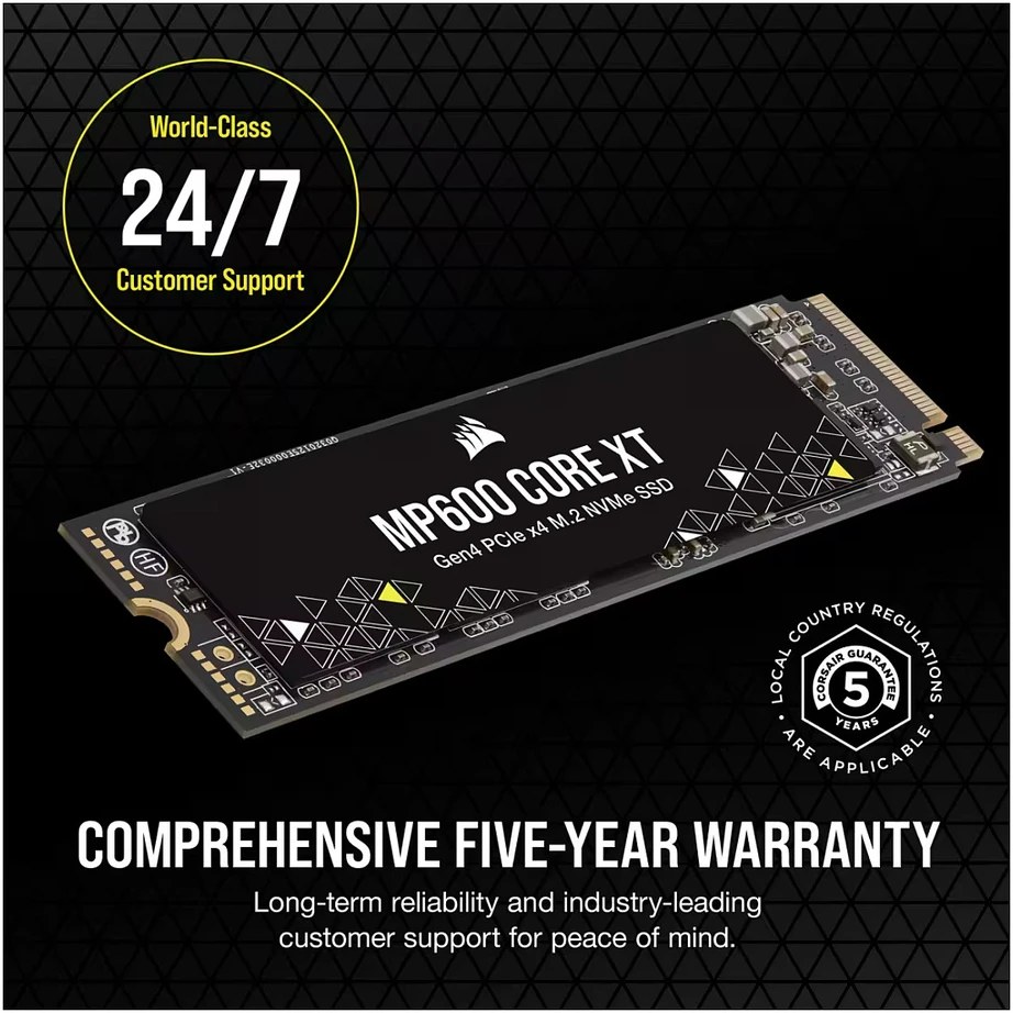 „Corsair MP600 CORE XT M.2 Gen4 PCIe x4 NVMe 4TB“ kietasis diskas