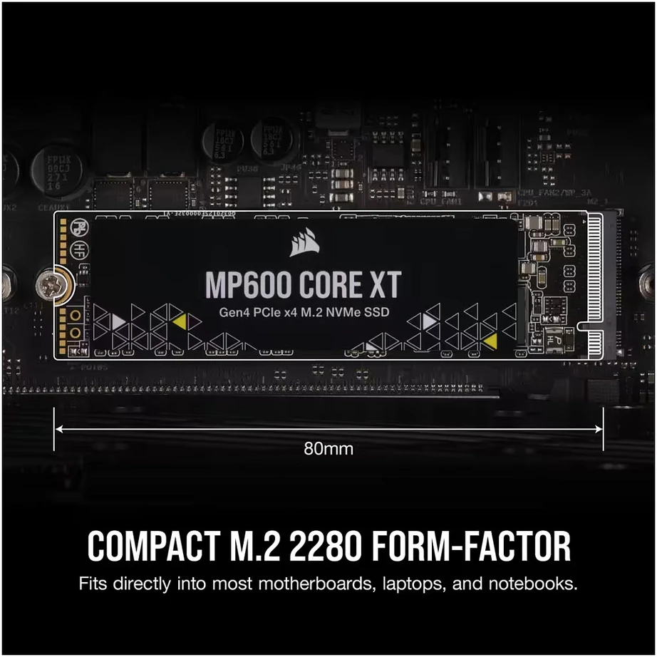 „Corsair MP600 CORE XT M.2 Gen4 PCIe x4 NVMe 4TB“ kietasis diskas