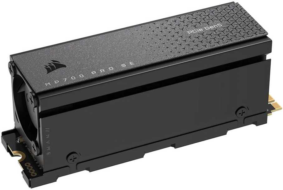 Corsair MP700 PRO SE mit Luftkühler 4 TB (PCIe 5.0 x4 NVMe 2.0, M.2 2280)
