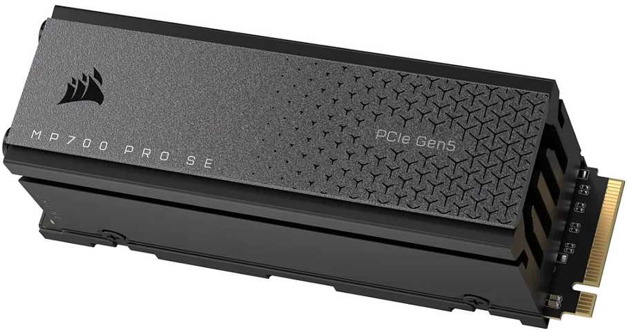 Corsair MP700 PRO SE mit Luftkühler 4 TB (PCIe 5.0 x4 NVMe 2.0, M.2 2280)