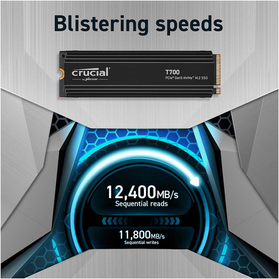 Crucial T700 M.2 PCI-e 5.0 NVMe 4TB